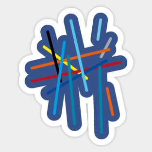 Minimal Line Pattern Sticker